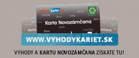 nalepka Karta Novozámčana